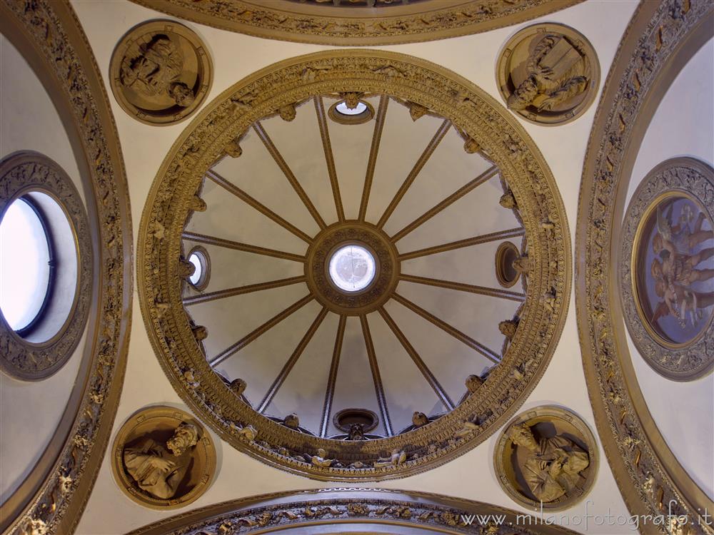 Milan (Italy) - Vault of the Brivio Chapel in the Basilica of Sant'Eustorgio